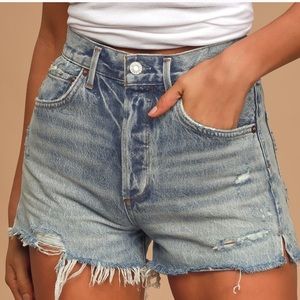 agolde jaden short size 24